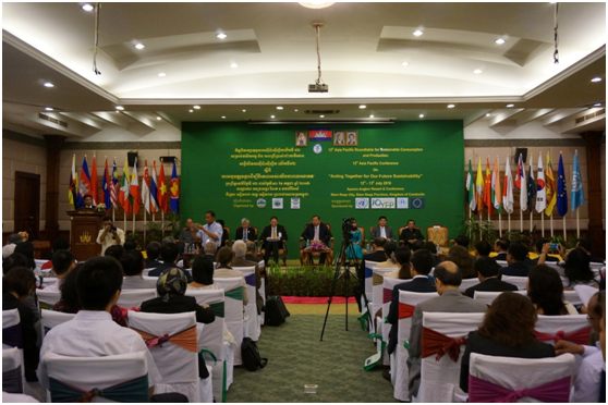 ACEF Representative Attending The 12th Asia-Pacific Roundtable for Sustainable Consumption and Production convened in Cambodia